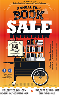 2019 Fall Book Sale poster