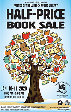 2020 Half Price Book Sale poster