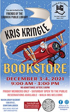 2021 Kris Kringle Book Sale poster