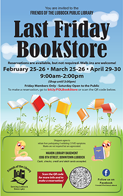 2022 Spring Last Friday BookStore poster