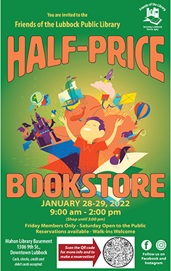 2022 Half Price BookStore poster