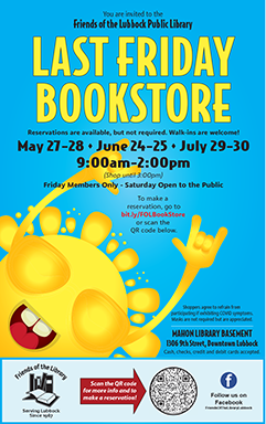 2022 Summer Last Friday BookStore poster