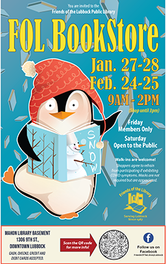 2023 Winter FOL BookStores poster